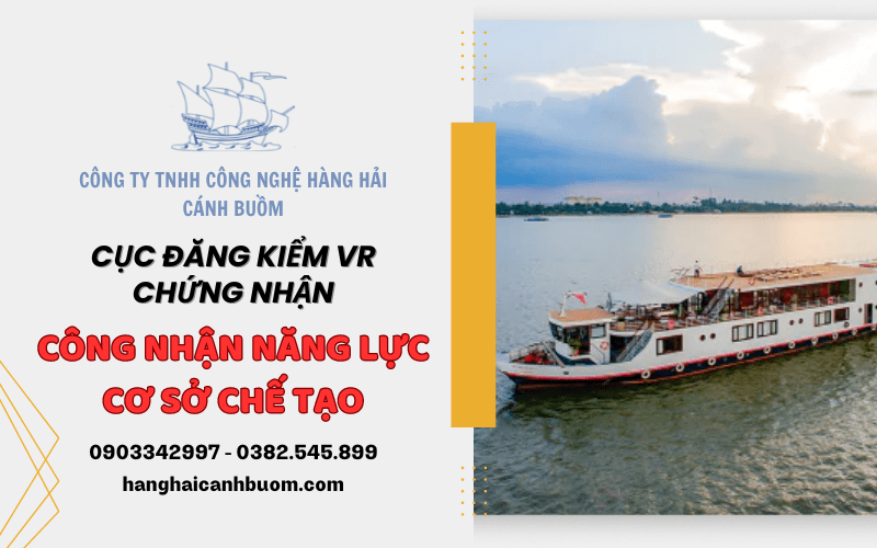 chứng nhận công nhận năng lực chế tạo