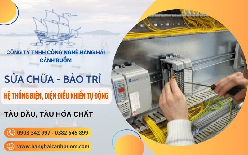 bảo trì hệ thống điện tàu