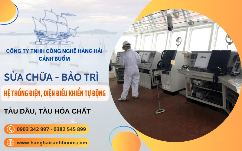 bảo trì hệ thống điện tàu