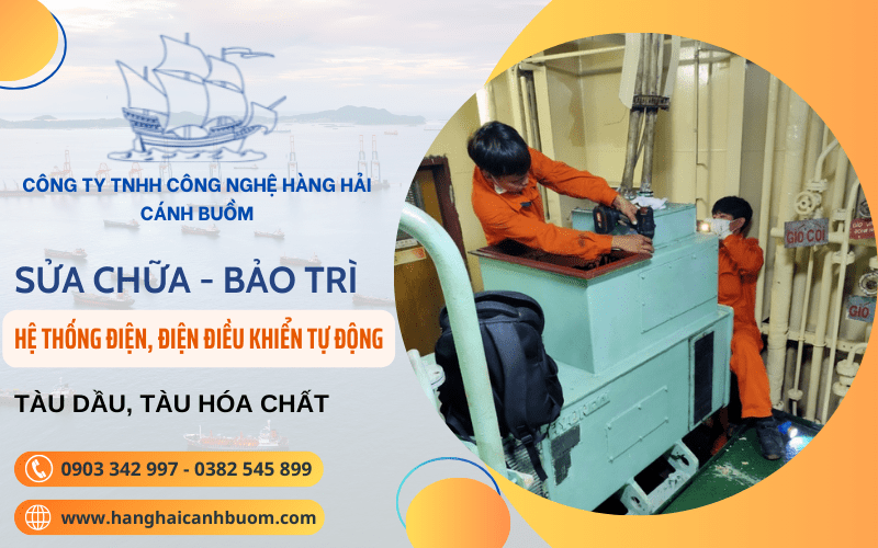 bảo trì hệ thống điện tàu